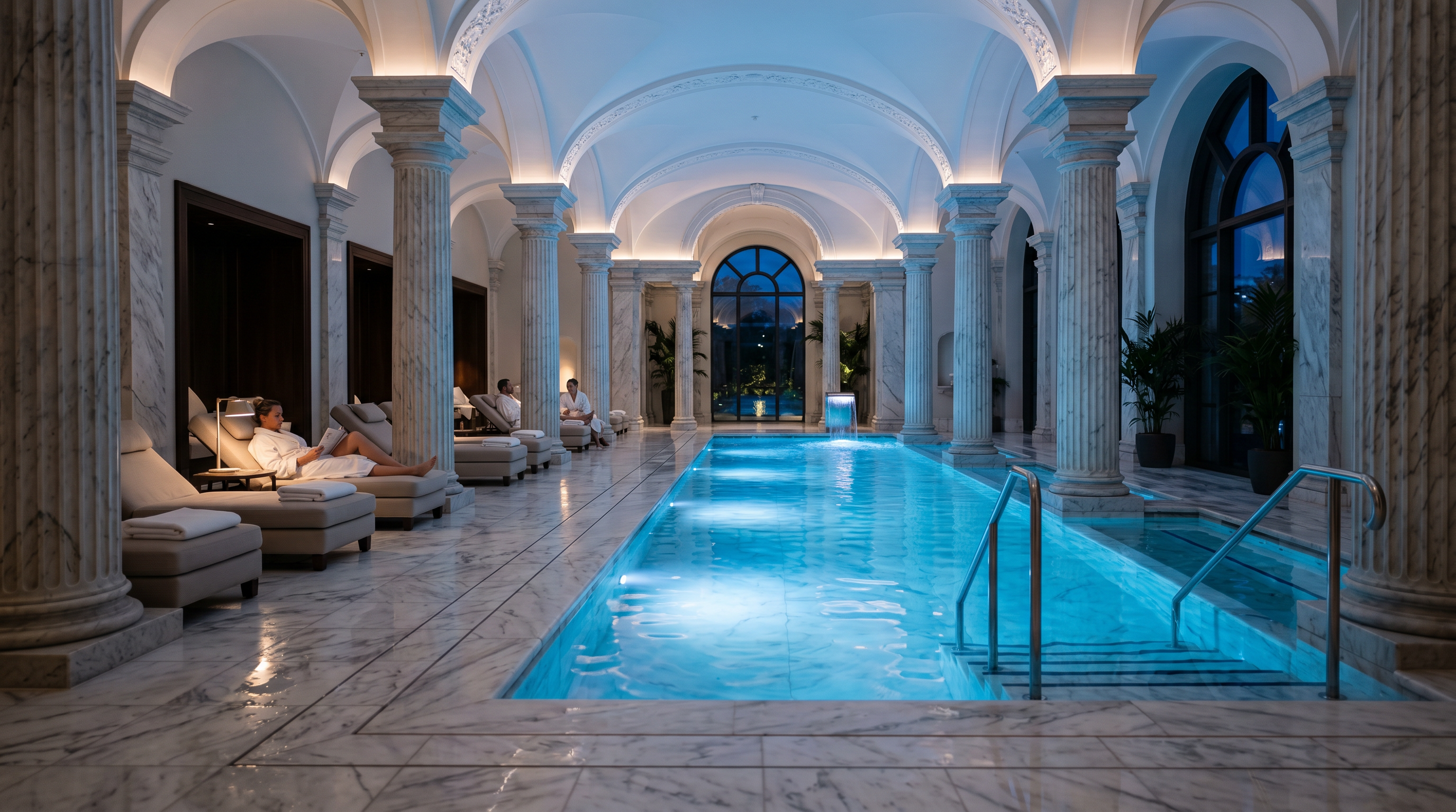 Resort amenities — The Meridian Spa pool